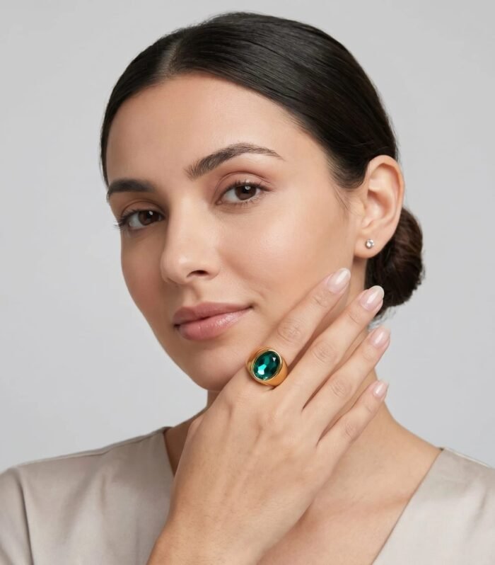 Emerald Royale Statement Ring