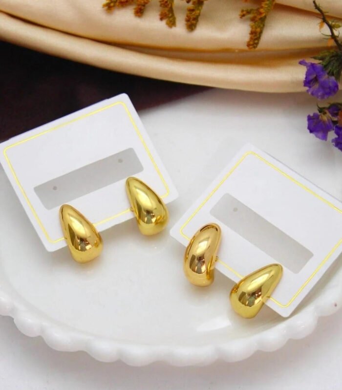 Celestine Teardrop Hoop Earrings