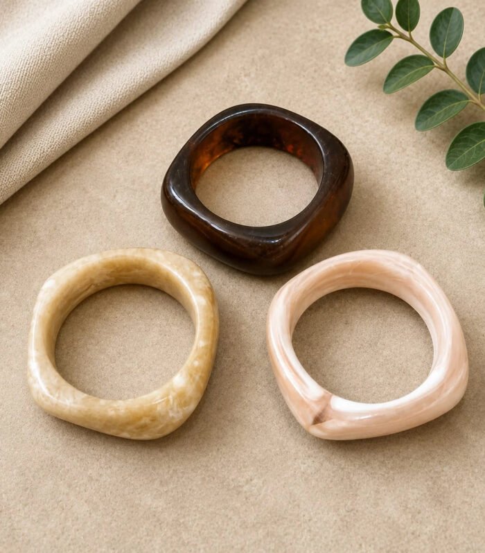 Caramel Blush Resin Trio