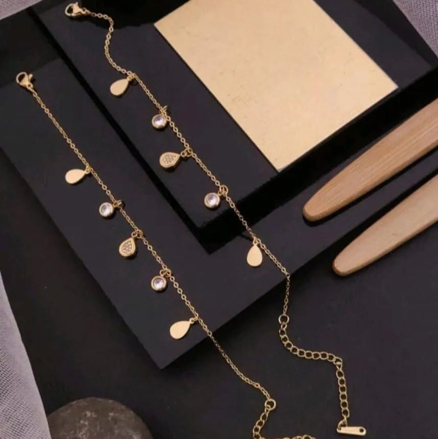 Golden Drop Anti tarnish Bracelet