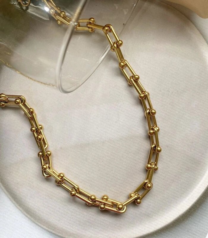 Aurelia Link Gold Chain Necklace