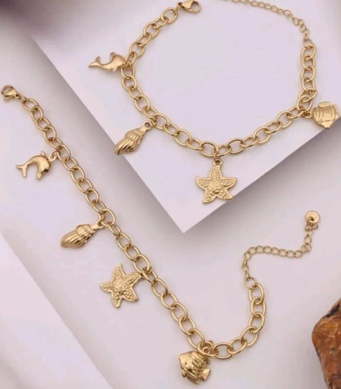 SeaLife Gold Anti-Tarnish Bracelet