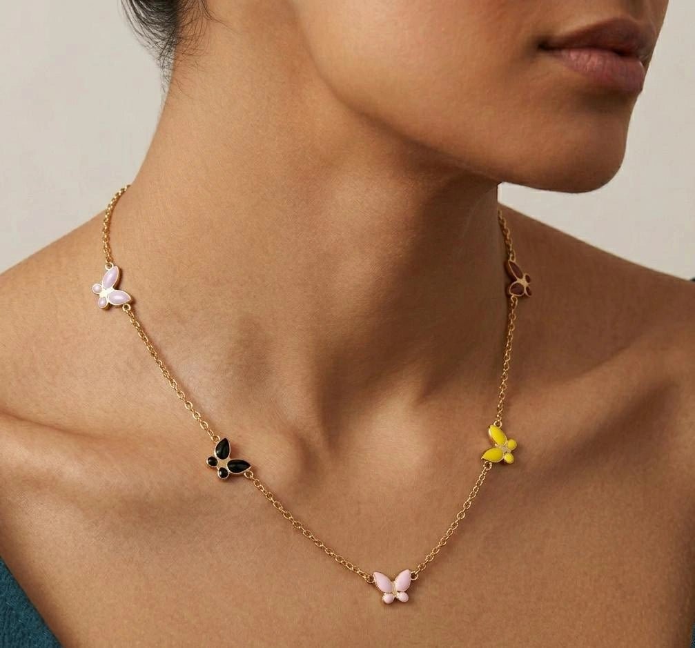 Butterfly Garden Necklace