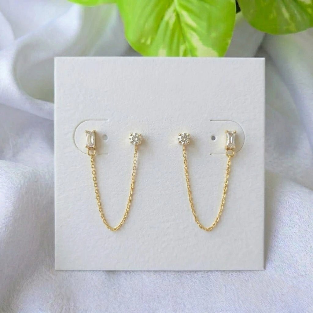 Celestial Drop Chain Ear Piercing