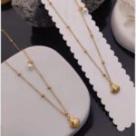 Classic Golden Leaf Chain Necklace