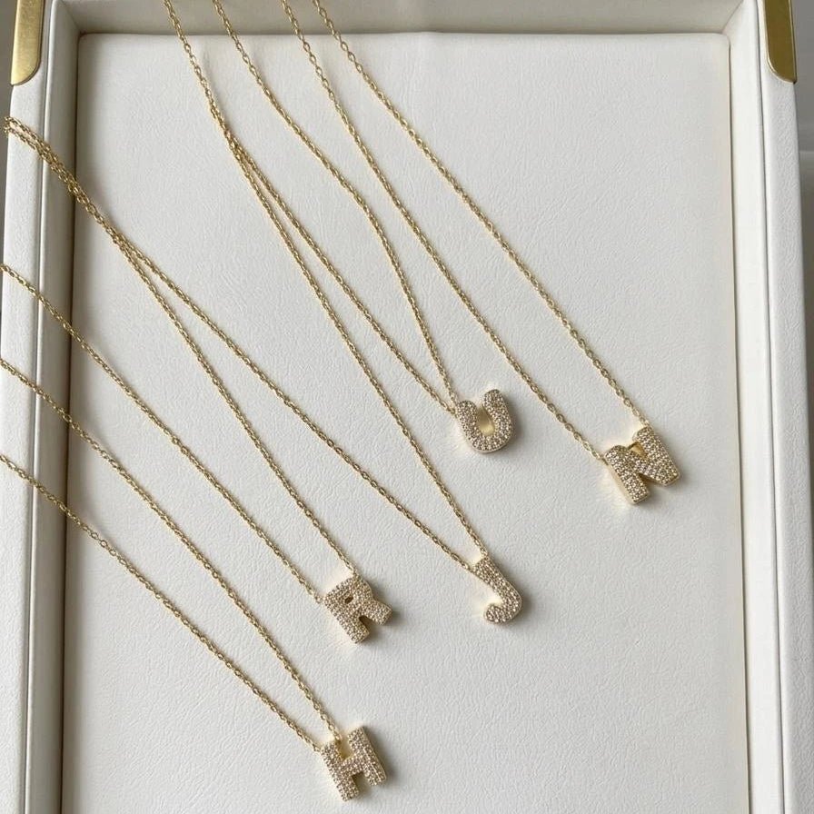 Monogram Luxe Alphabet Necklaces