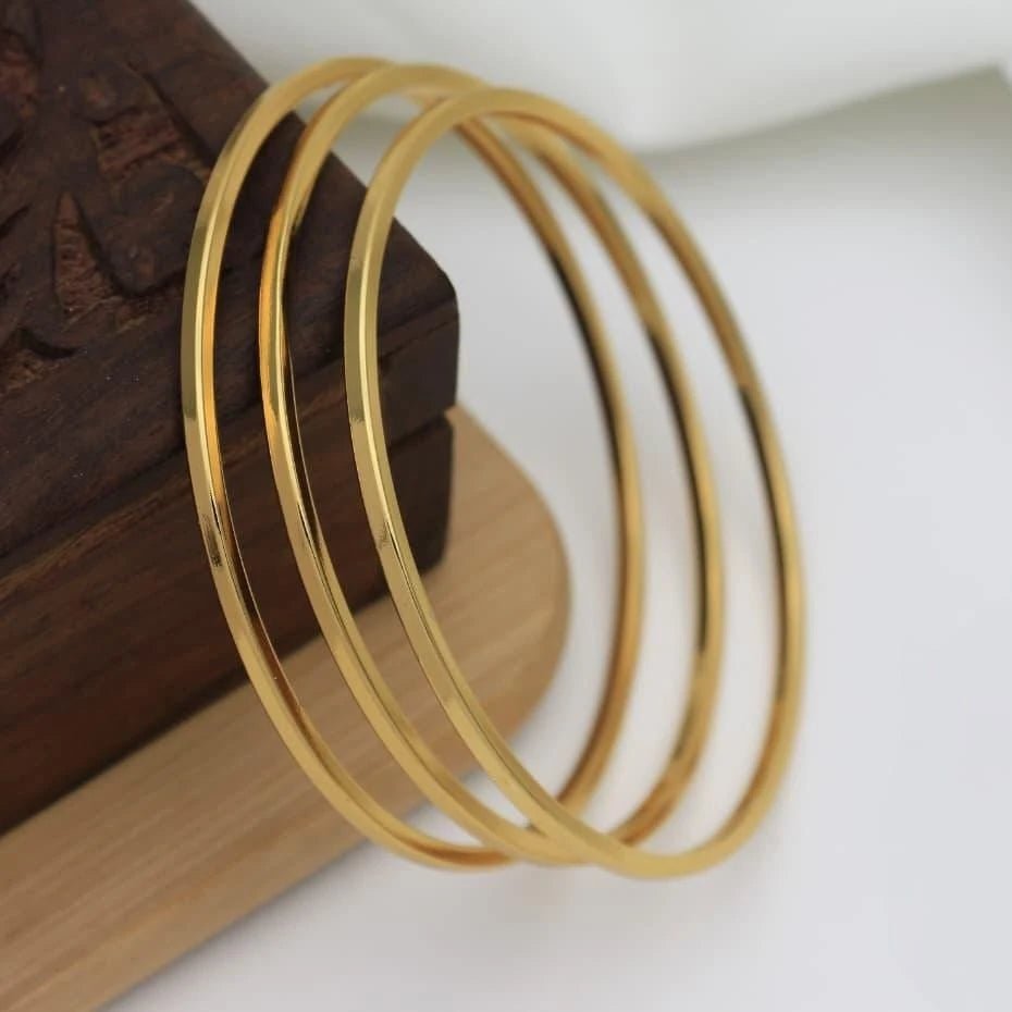 Royal Minimal Gold Bangles (3 SET)