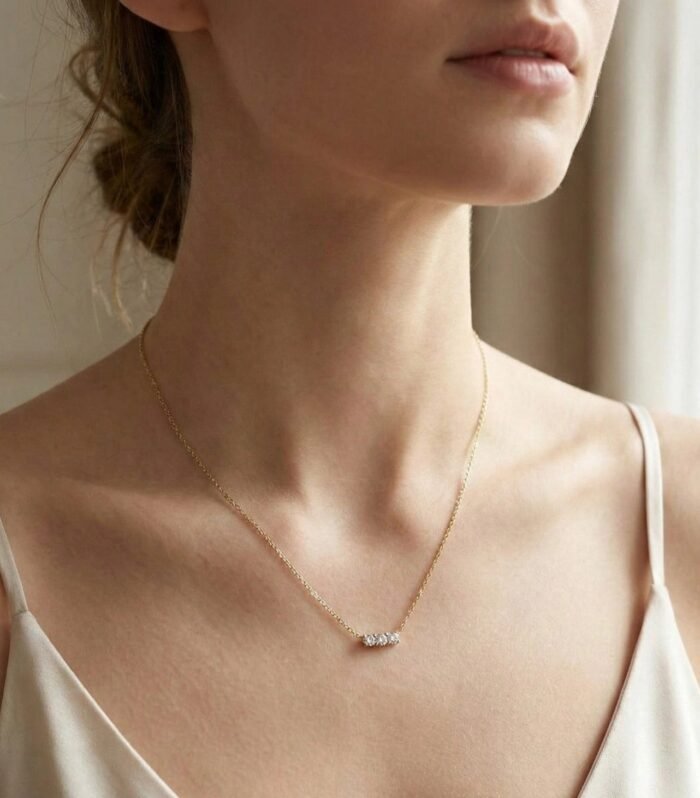 Elegant Gold-Plated Pendant Necklace