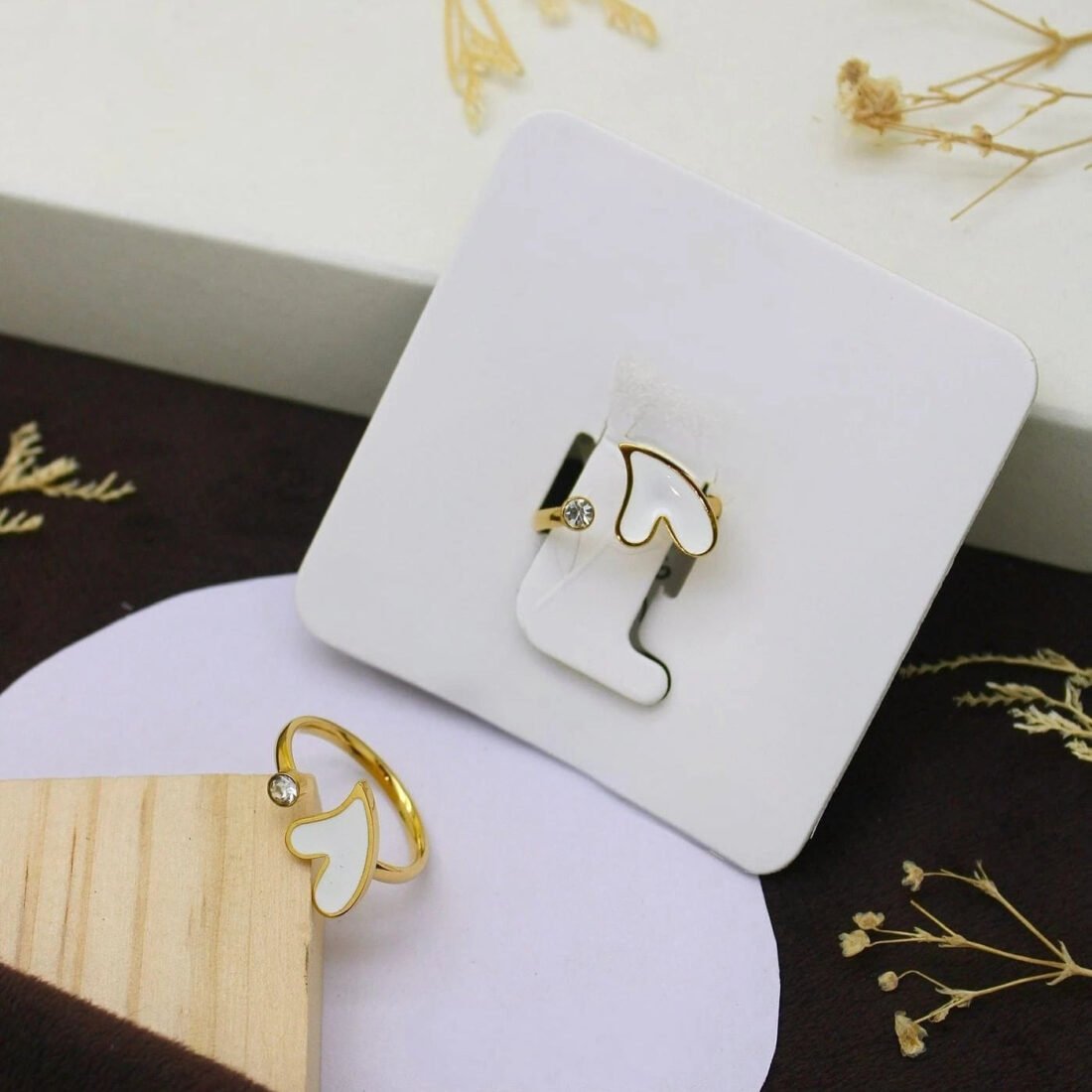 Amora Heart Open Ring
