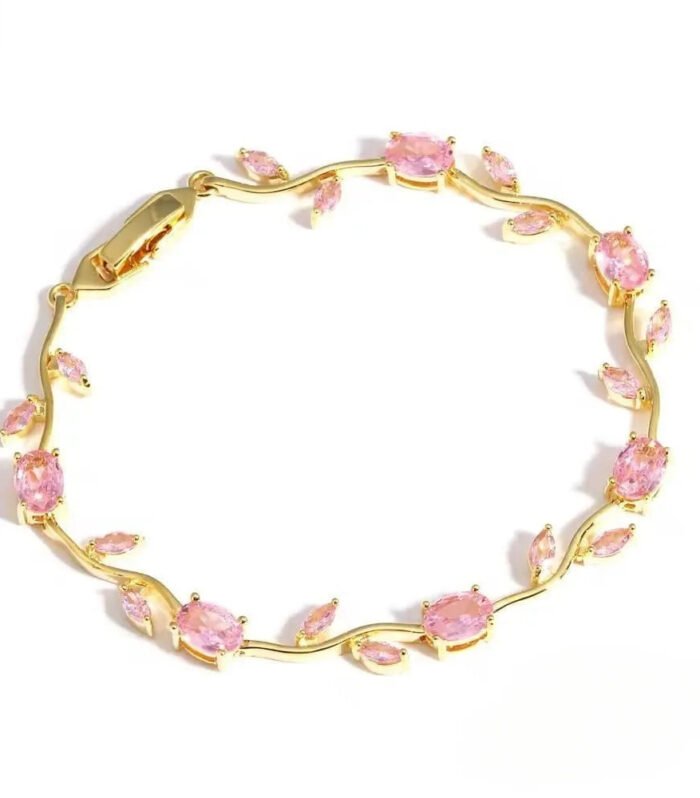 Blush Petal Vine Bracelet