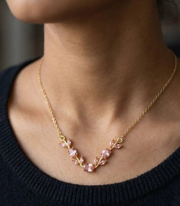 Blush Vine Luxury Necklace