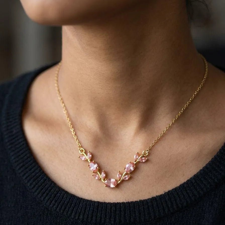 Blush Vine Luxury Necklace