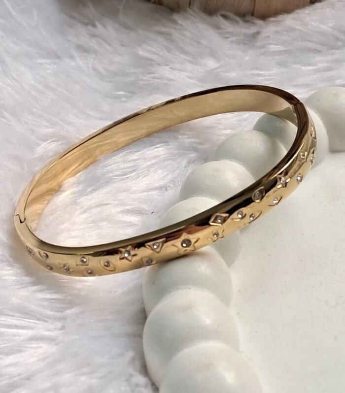 Celestial Crystal Gold Kada