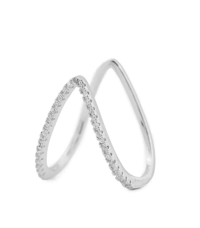 Silver Twist Anti-Tarnish Ring