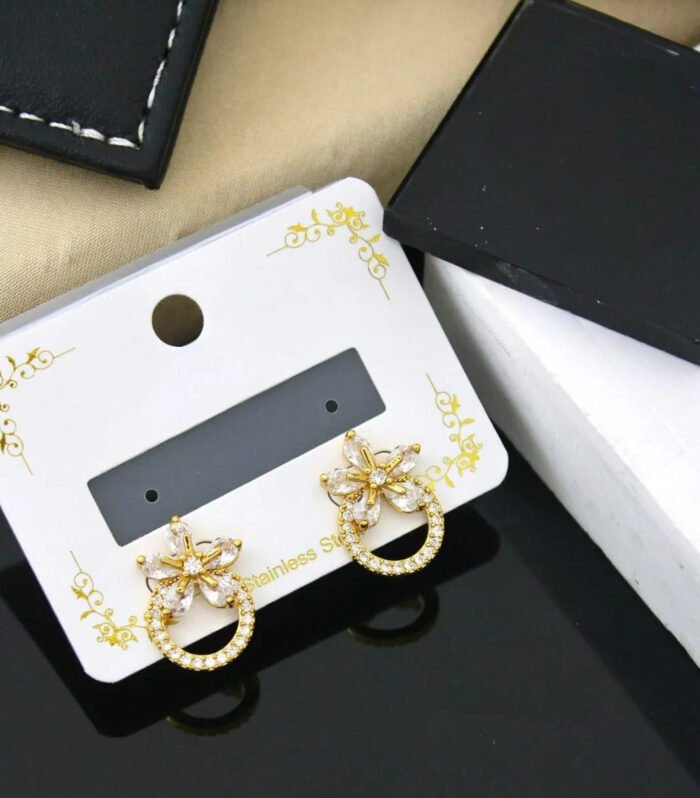 Celestia Blossom Hoop Earrings