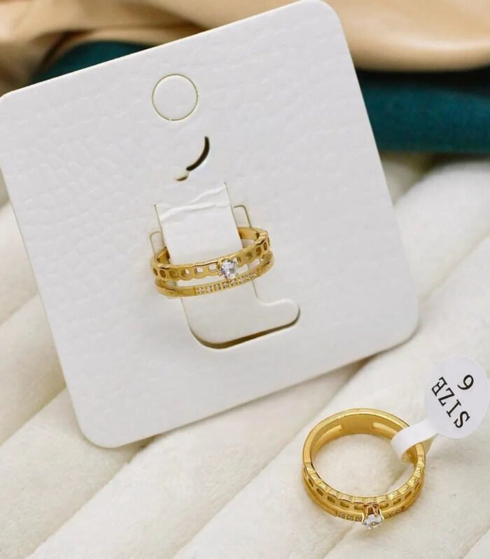 Celestia Luxe Crystal Band Ring