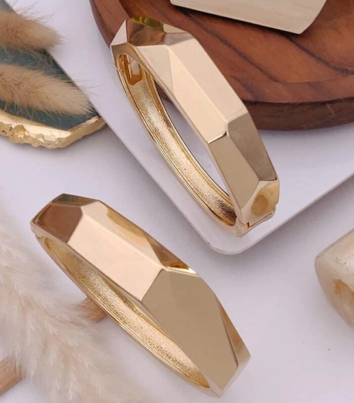 Elvaro Facet Gold Kada