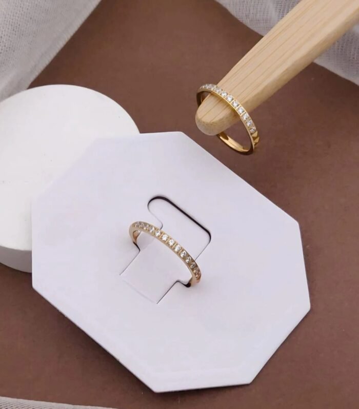Eternia Pave Gold Band Ring