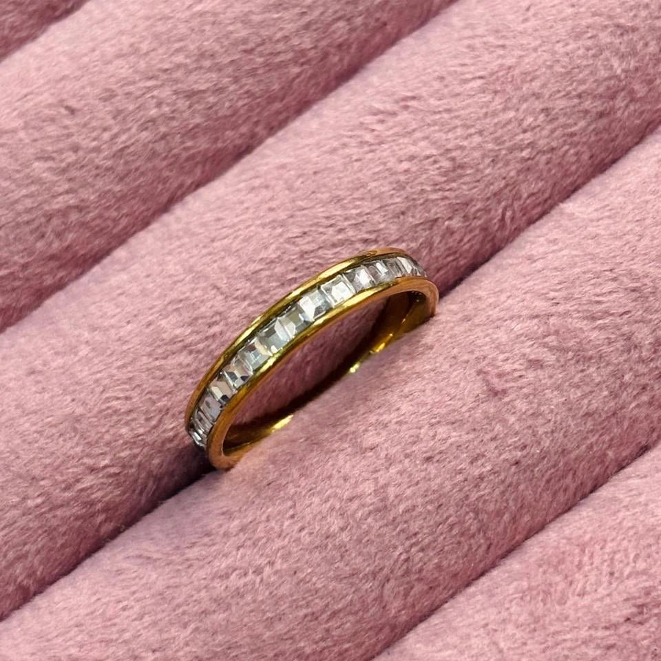 Eternity Baguette Gold Ring