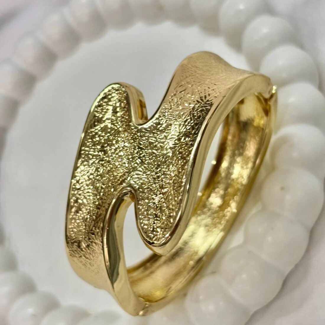 Golden Wave Luxe Cuff
