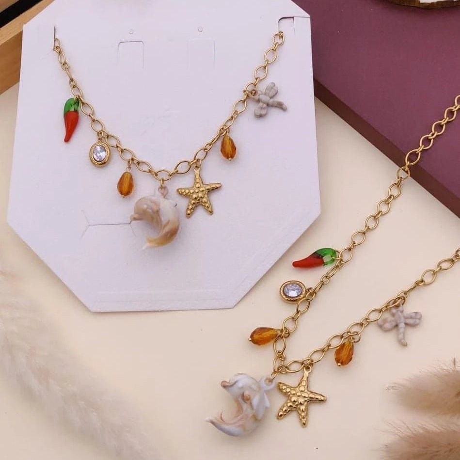 Marina Charm Coastal Necklace