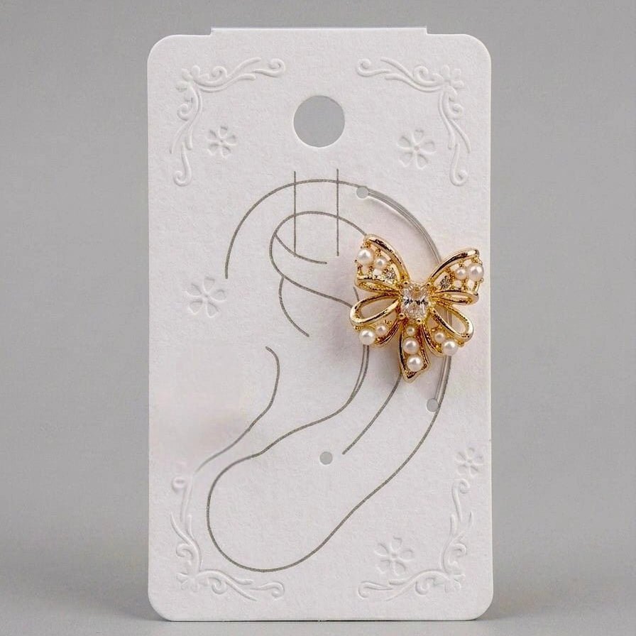 Pearl Butterfly Cuff Earring