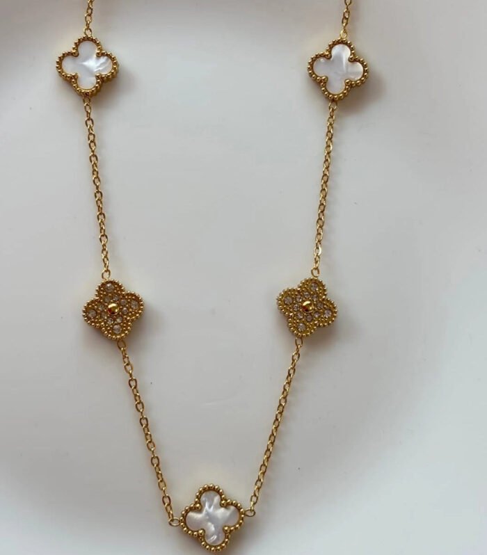 Pearl Clover Luxe Necklace