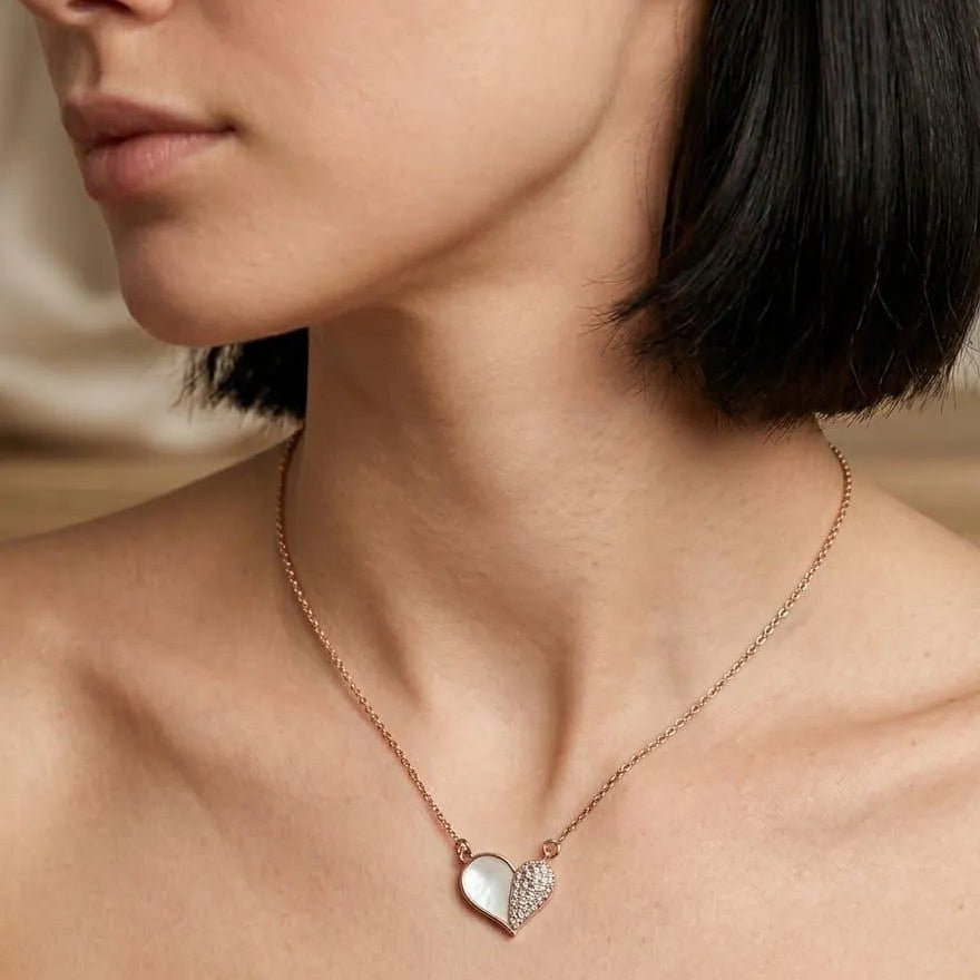 Pearl Heart Elegance Necklace