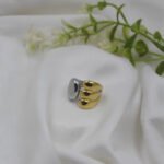 Modern Two Tone Ring
