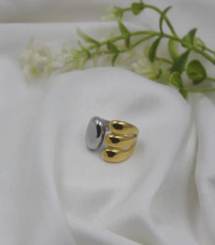 Modern Two Tone Ring