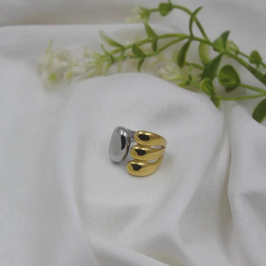 Modern Two Tone Ring