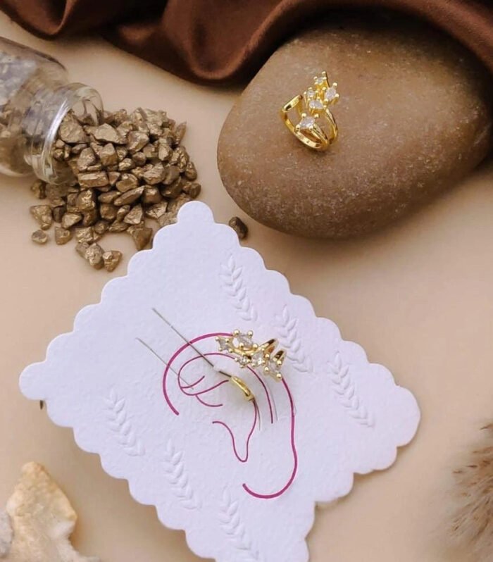 Royal Bloom Cuff Earring