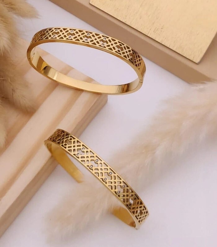 Royal Lattice Gold Kada