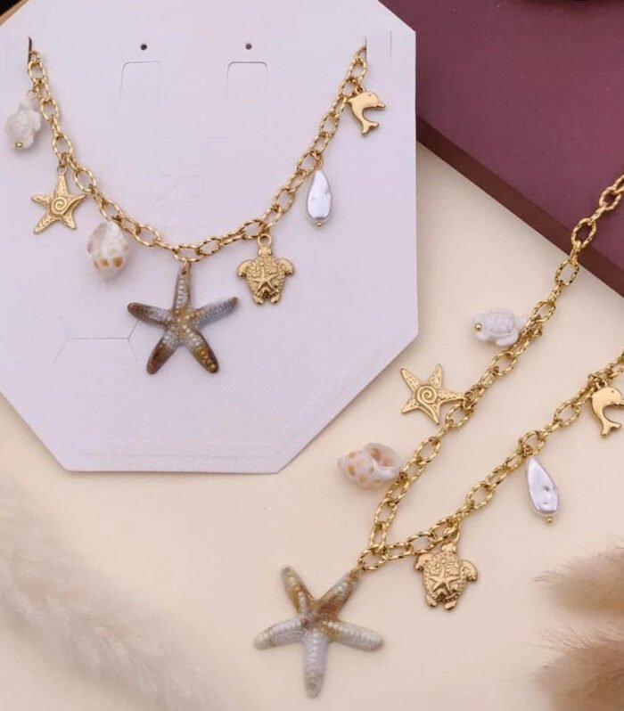 Seaside Treasures Charm Necklace