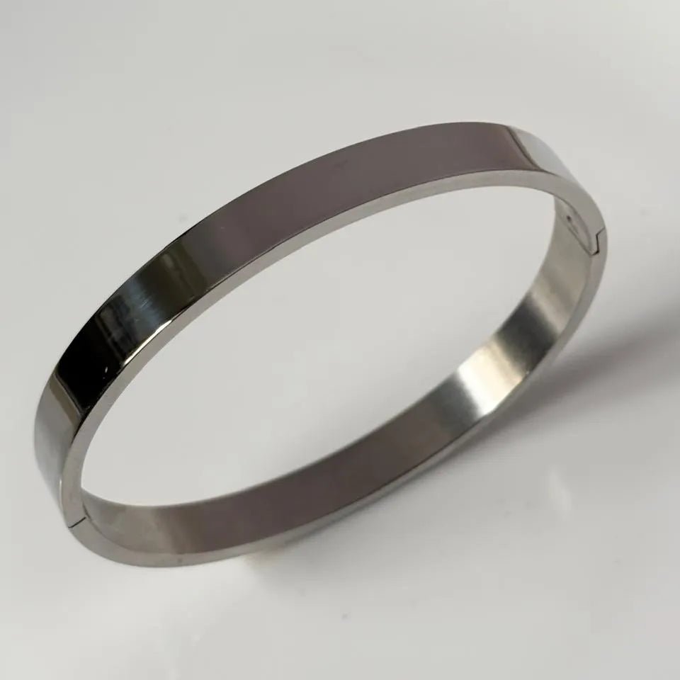 Silver Modern Plain Kada