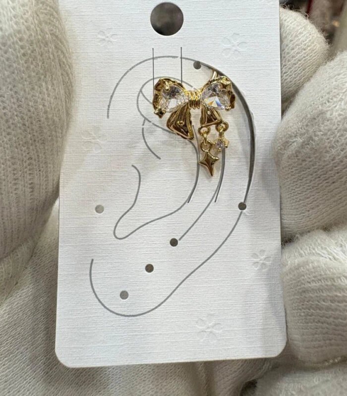 Stellique Bow Star Ear Cuff